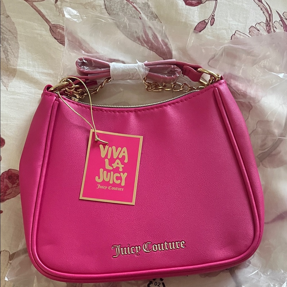Juicy Couture Vibrant Pink Shoulder Bag